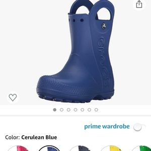 Croc Rainboots Toddler Size 8